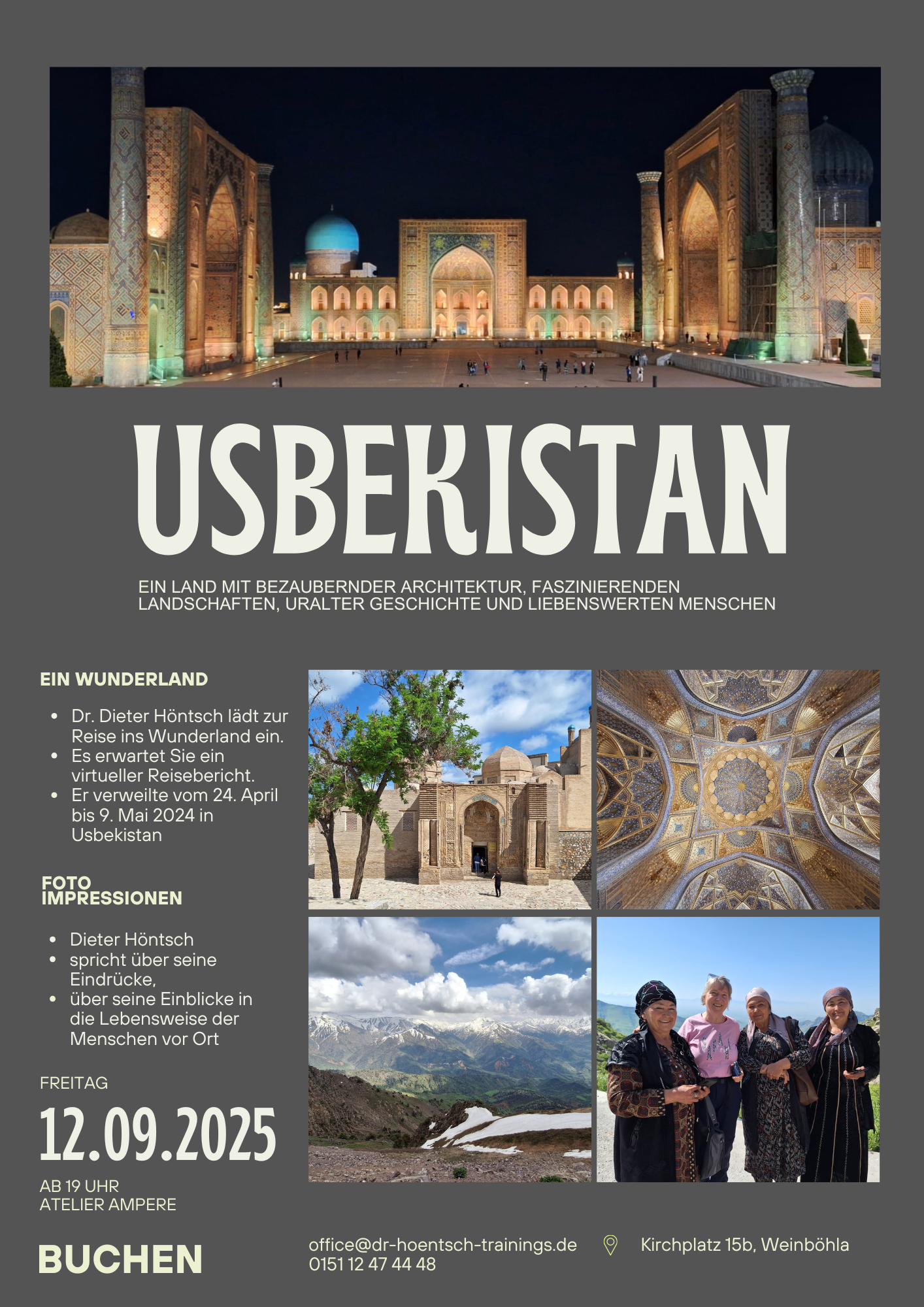 Reisevortrag Usbekistan